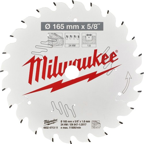 Sirkelsagblad MILWAUKEE Cirkelsåg Tre Thin Kerf