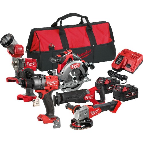 Kombipakke MILWAUKEE M18 FPP6F3-502B 18 V